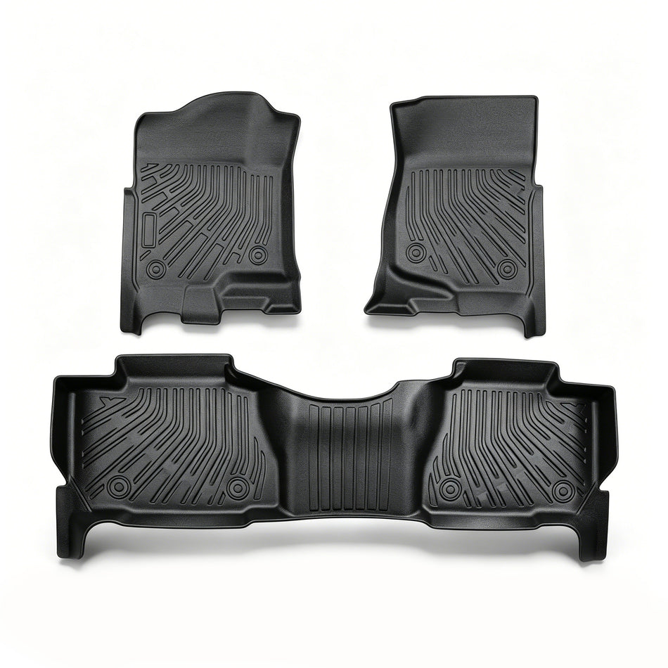 3Pcs Front and Rear TPE Car Floor Mats Replacement for Tahoe 2007-2015
