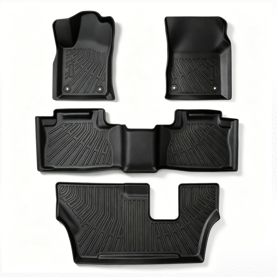 4PCS Floor Mats Black TPE Replacement for Du-Rango 2016-2026 7-Seater