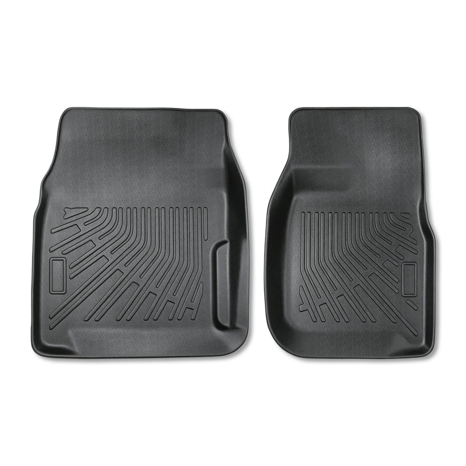 2Pcs Front TPE Car Floor Mats Replacement for Bronco F150 1980-1996 Replacement for F250 F350 1980-1997