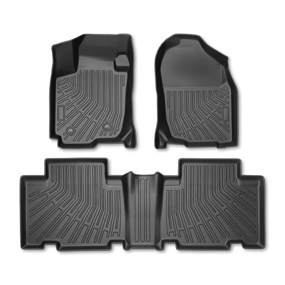 All Weather Easy To Clean for Toyota RAV4 RAV-4 2006-2012 Black Floor Liner Mats