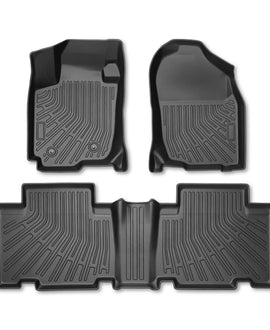 All Weather Easy To Clean for Toyota RAV4 RAV-4 2006-2012 Black Floor Liner Mats