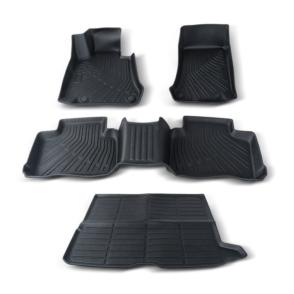 TPE All-Weather Floor Mats Cargo Liner for 2016-2022 Mercedes Benz GLC