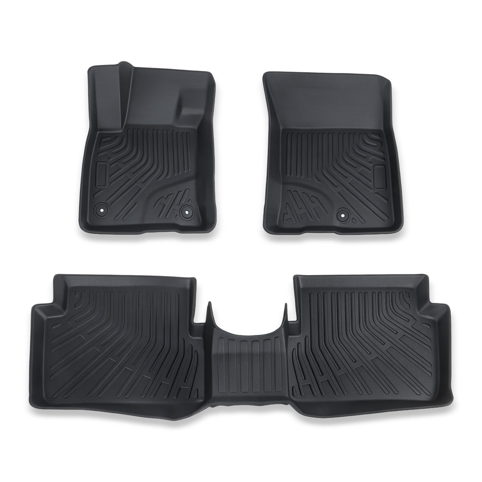 Car Floor Mats Liner Set For 2022-2025 Ford Maverick 3D Molded TPE All-Weather