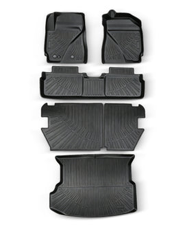 All Weather TPE Floor Liners and Trunk Mat and Backrest Mats for 2009-2012 Ford Escape/2009-2011 Mazda Tribute/Mercury Mariner