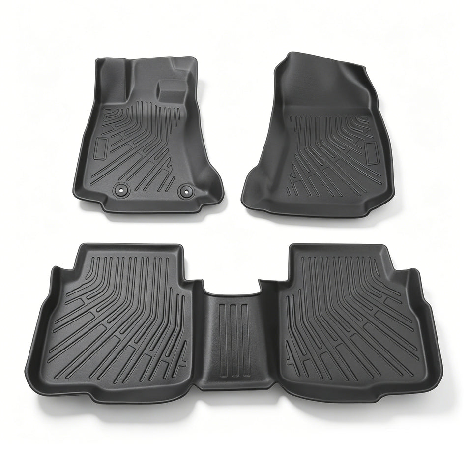 3Pcs Front and Rear TPE Car Floor Mats Replacement for Outback 2020-2025 Replacement for Legacy 2020-2025