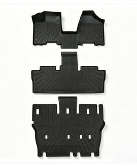 Floor Mats Liner for Toyota Sienna 2004-2010 Black TPE All-Weather 4 Pcs