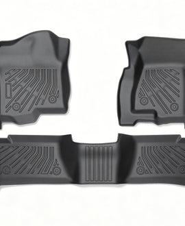 3-Piece 3D TPE All-Weather Floor Mats for 1999-2007 Chevy Silverado GMC Sierra 1500 2500 Classic