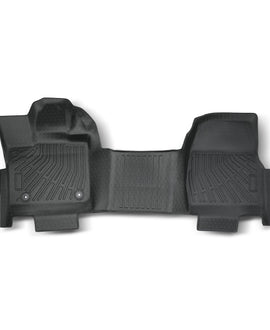 For 2015-2025 Ford F-150 Regular Cab Bucket Seat TPE 1st Row Floor Mats Liners