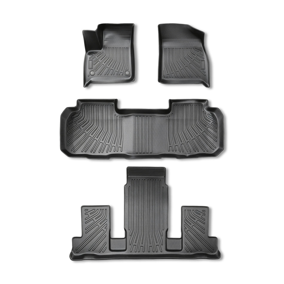 4PCS Floor Mats Black TPE Replacement for Enclave 2018-2024