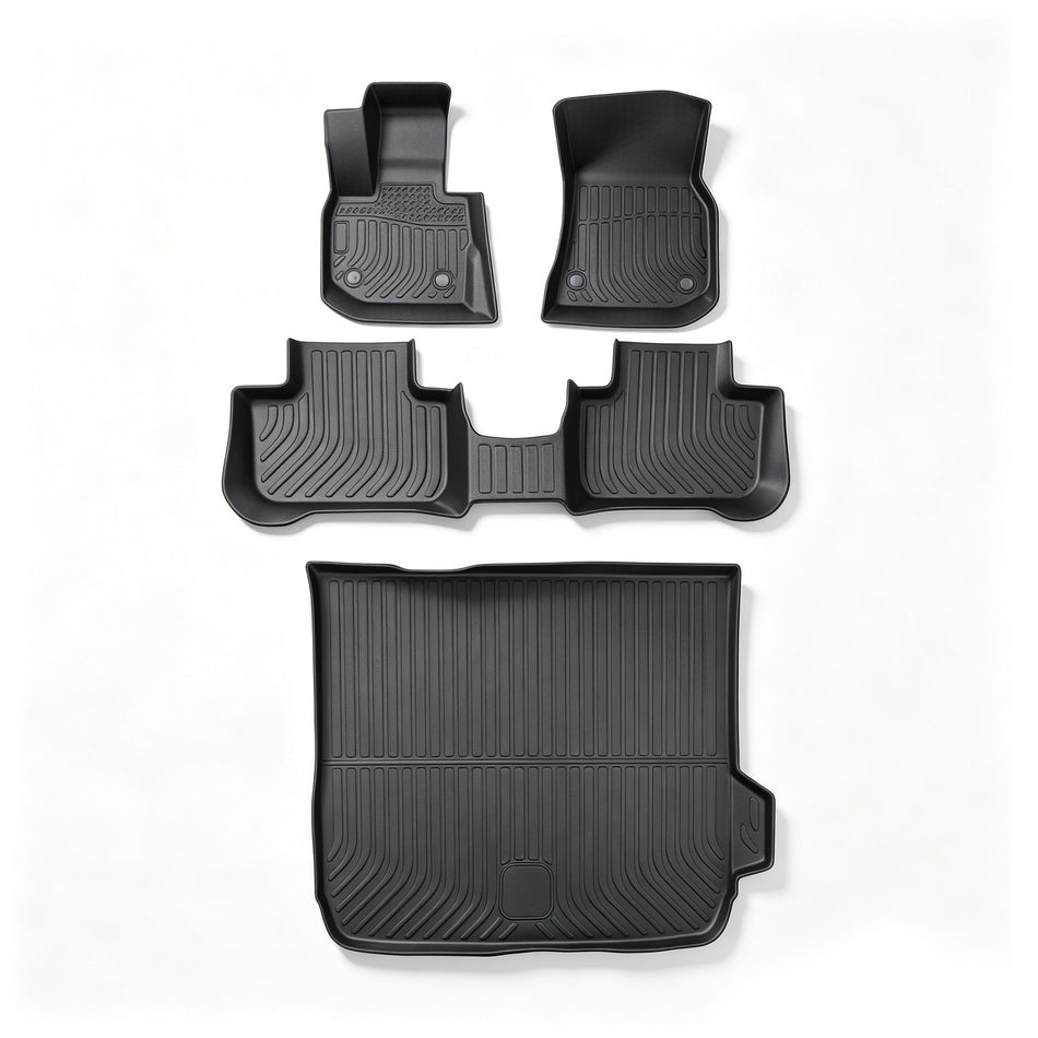 Labwork 4PCS TPE All-Weather Floor Mats Cargo Liner for 2018-2024 BMW X3