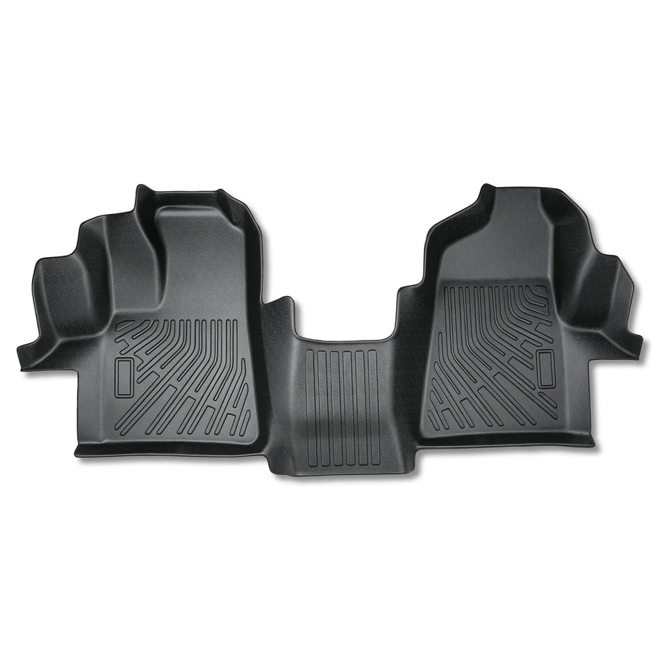 Black 1Pcs Front TPE Car Floor Mats Replacement for Transit 150 250 350 350HD 2015-2021