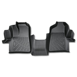 Black 1Pcs Front TPE Car Floor Mats Replacement for Transit 150 250 350 350HD 2015-2021