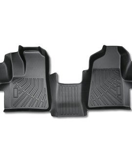 Black 1Pcs Front TPE Car Floor Mats Replacement for Transit 150 250 350 350HD 2015-2021