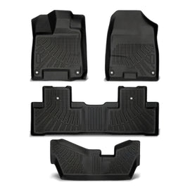 Full Set TPE All-Weather 3D Custom Floor Mats for 2014-2020 Acura MDX 7-Passenger