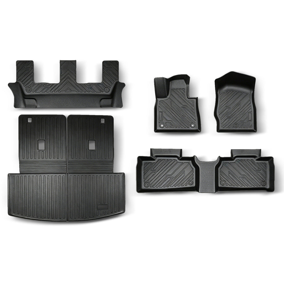 Floor Mats & Cargo with Backrest Mat for Ford Explorer 7 Seats 2020-2025 2026 7seats