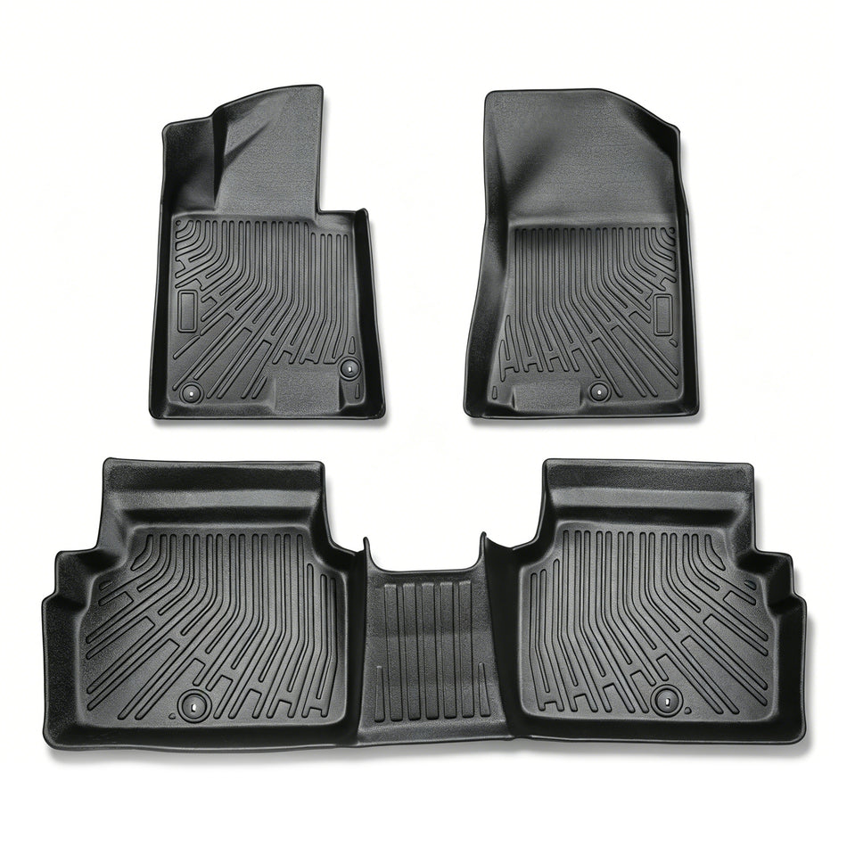 3PCS Floor Mats Black TPE Replacement for Sonata FWD 2020-2026 Replacement for K5 FWD 2021-2026
