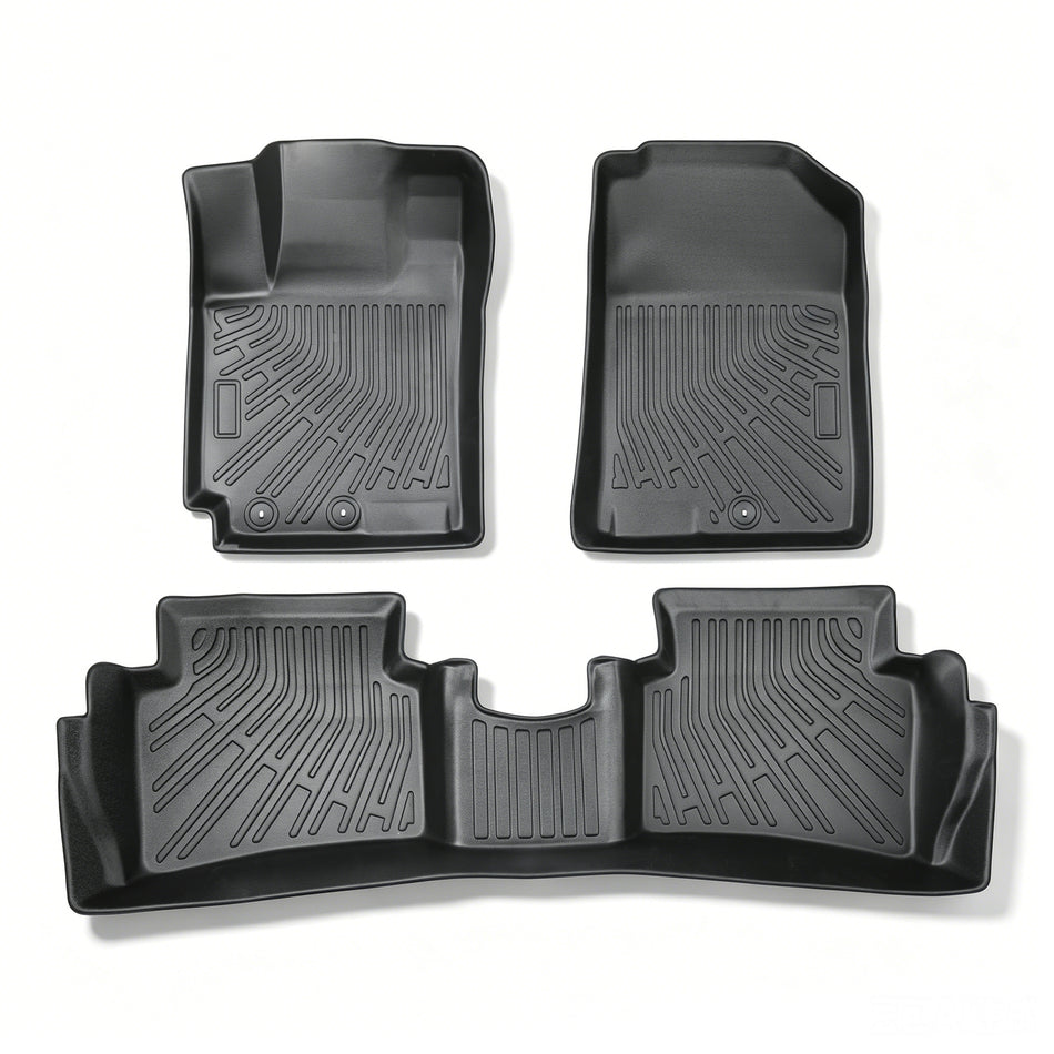 4PCS Floor Mats Black TPE Replacement for Rio 2018-2023