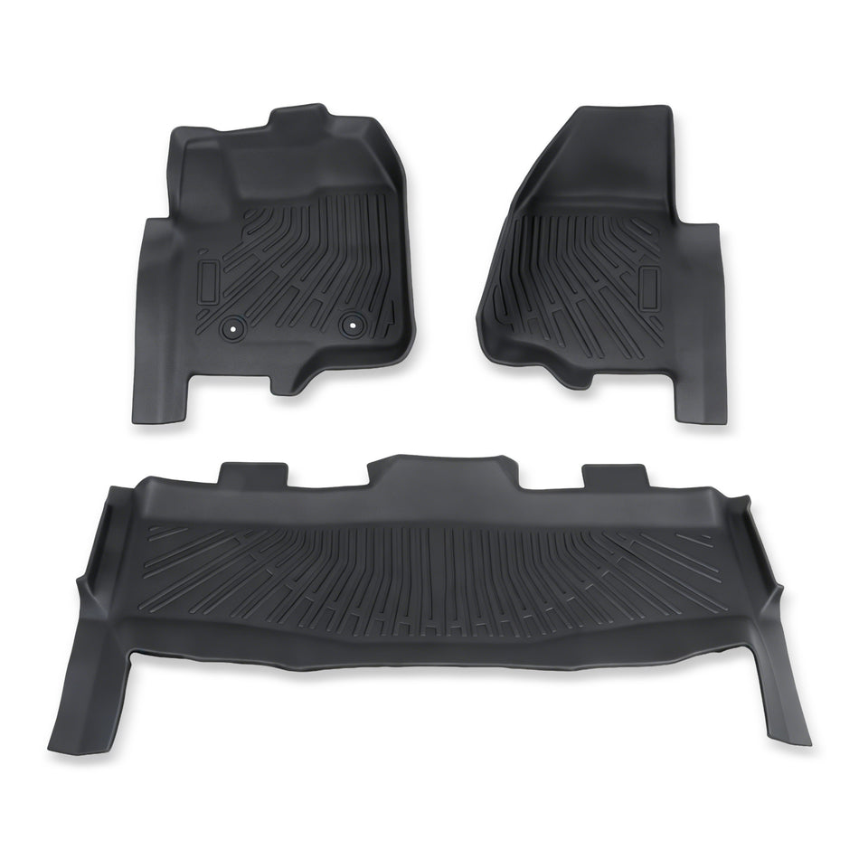 Floor Mats for 2012-2016 Ford F-250/F-350/F-450 SuperCrew Cab All Weather Liners