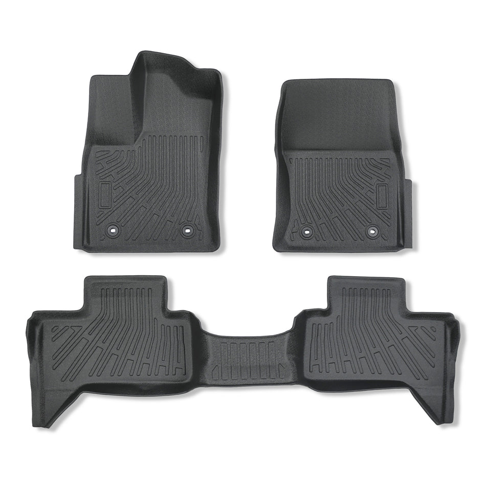 Floor Mats for 2022-2026 Toyota Tundra Double Cab All Weather 3D Floor Liner