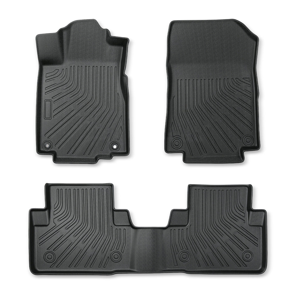 Floor Black Mats for Cars Liner Carpets 3Pcs Replacement for CRV 2012-2016
