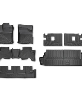 For Toyota 4Runner 2013-2024(7 Seats) Floor Mats & Cargo Liner w/Backrest Mat