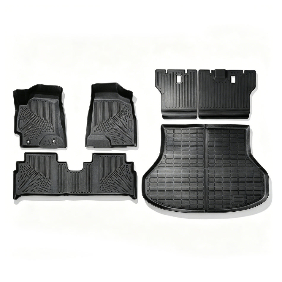 TPE Floor Liners & Backrest Mat &Cargo Liner for 2001-2007 Highlander Base Limited Sport