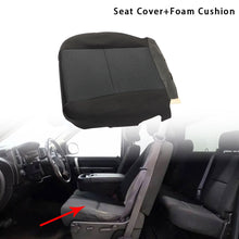 Load image into Gallery viewer, labwork Cloth Driver Bottom Seat Cover+Foam Cushion For 07-14 Chevy Silverado