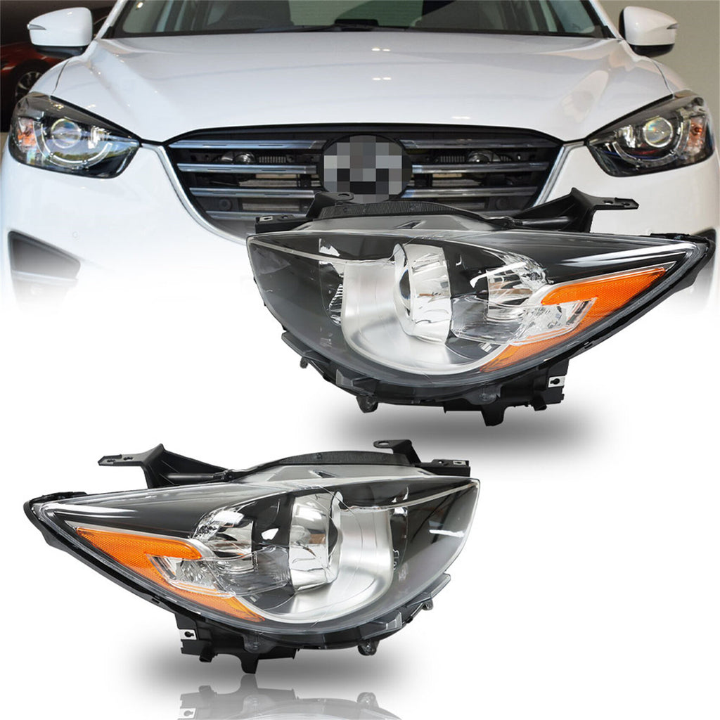 labwork Headlight Assembly Replacement for Mazda CX-5 2013-2016 Headlight Set Driver ＆ Passenger Side