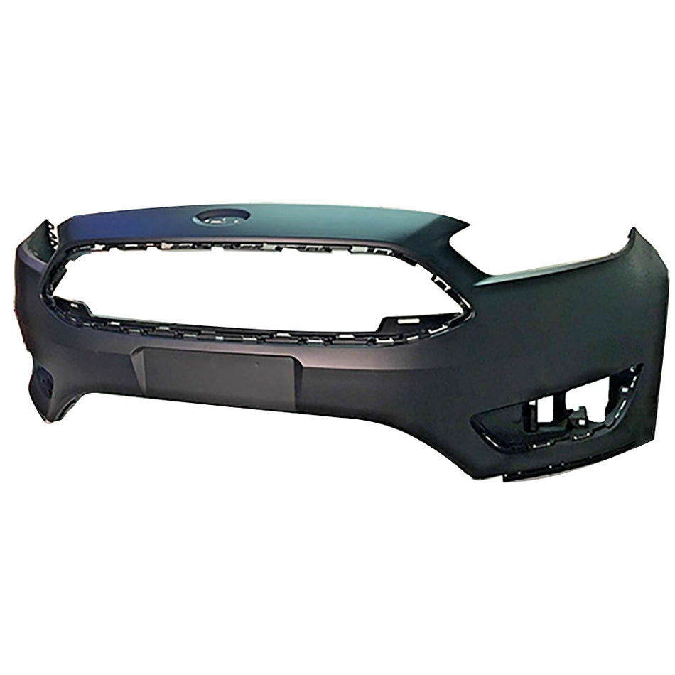 labwork Front Bumper Cover Black Replacement for Ford Focus 2015-2018