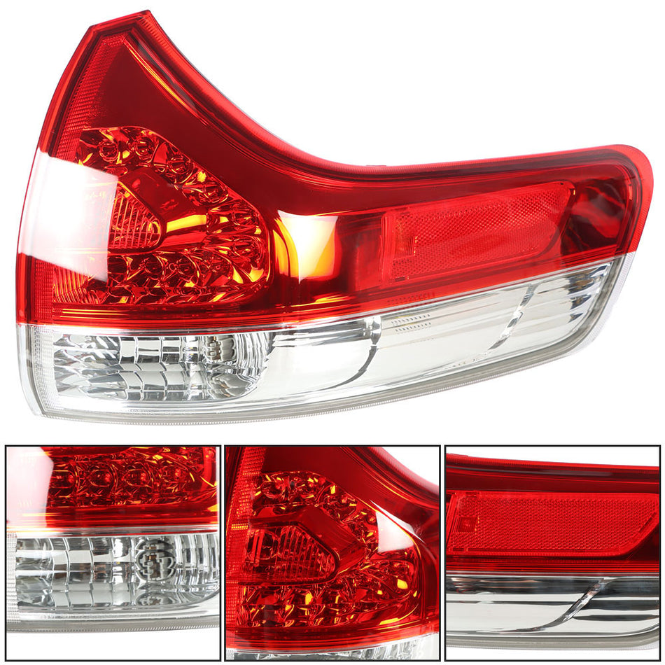 labwork For 2011-2014 Toyota Sienna Outer Tail Light Lamp Passenger Right Side