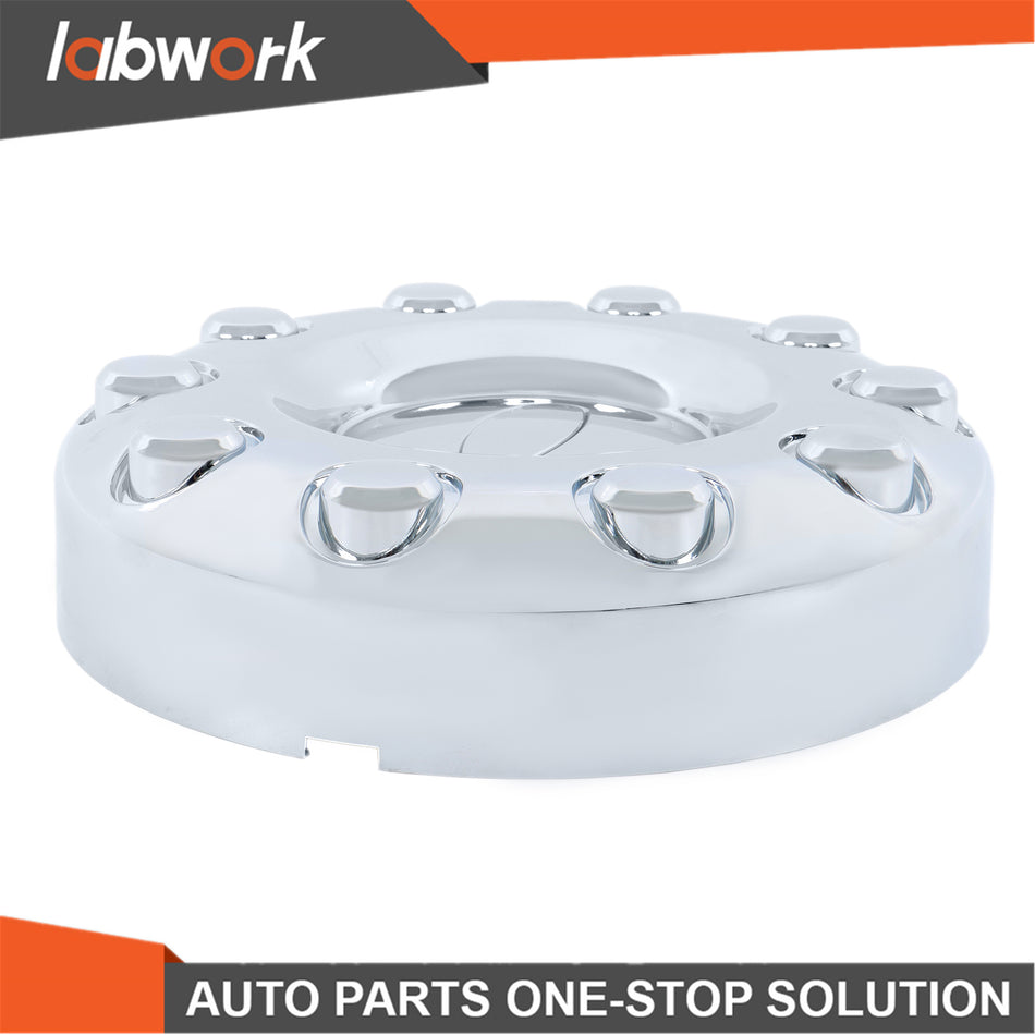 Labwork 10 lug 2wd 19.5" Front Wheel Chrome Center Cap For 05-16 Ford Super Duty