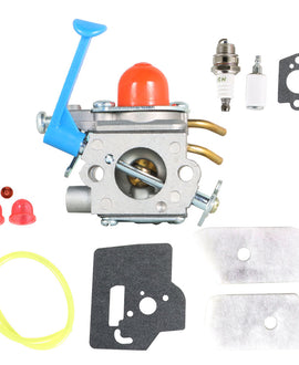 Carburetor Tune-Up Kit w/ Air Fuel Filter Spark Plug 545081848 for Husqvarna 128LD 125L 128CD Trimmer