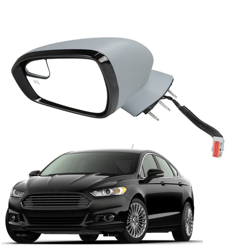 Labwork Driver Side Mirrors For 13-14 Ford Fusion Left Paintable DS7Z17683BA-PFM