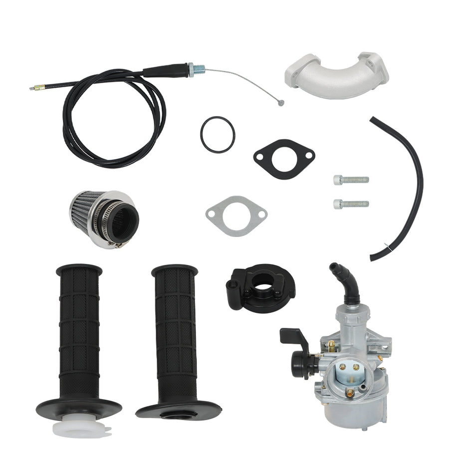 Carburetor & Intake Manifold Air Filter & Handle Grip For Honda XR70R 1998-2003