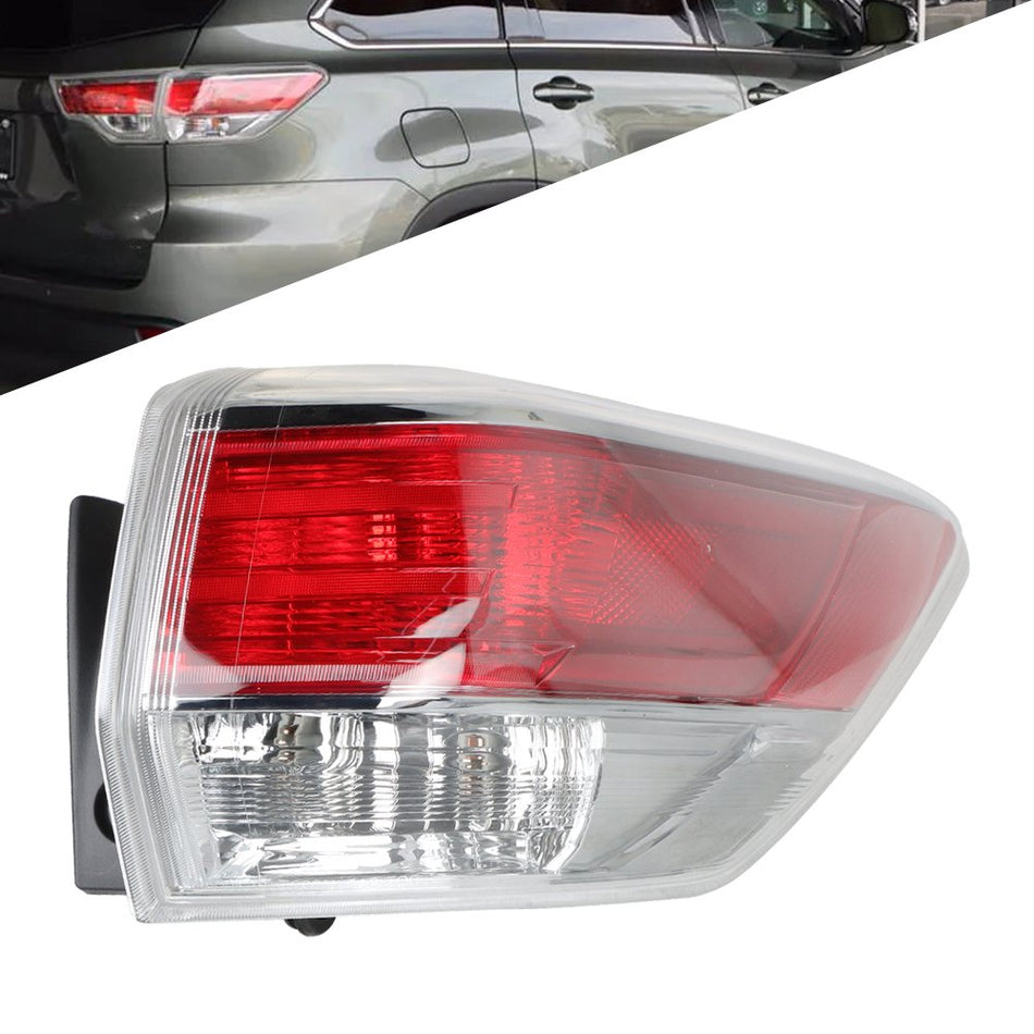 Labwork Right Side Outer Tail Lights For Toyota Highlander 2014-16 Assembly Red