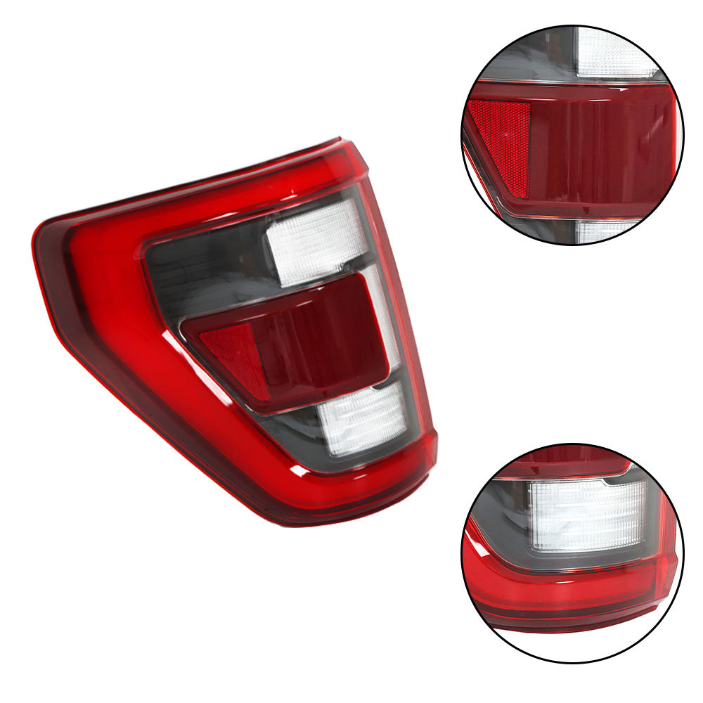 Left Tail Light Assembly For 2021-2023 Ford F-150 w/ Blind Spot LED Driver Side