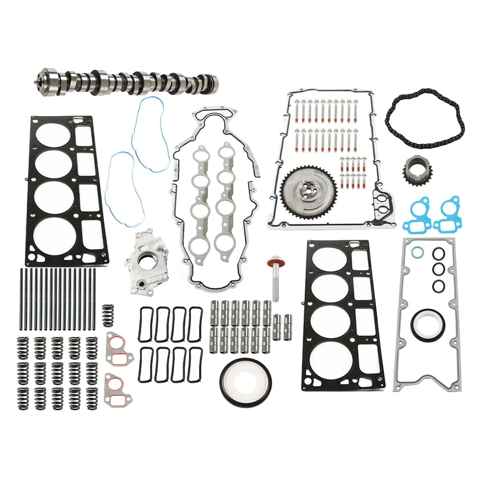 Mechanics Stage 2 Cam Lifters Timing Chain Kit for Chevy GMC 4.8 5.3 6.0L