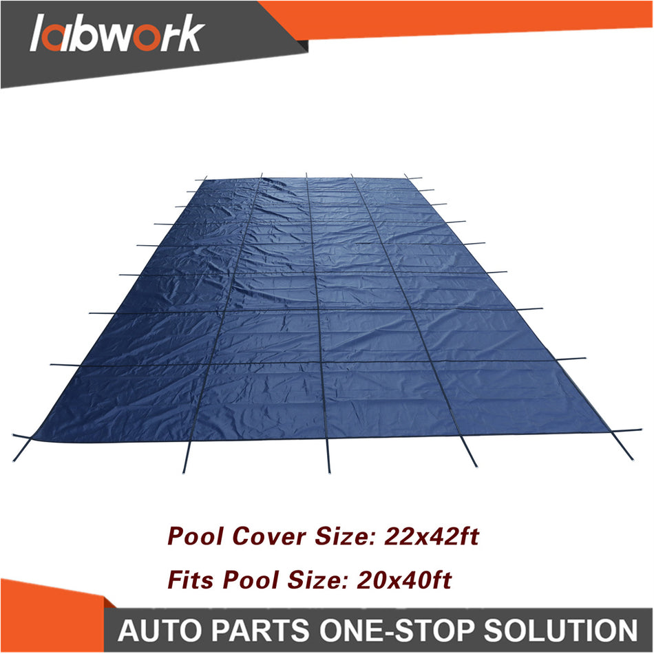 Labwork Inground Pool Safety Cover For 20'x40' Rectangle For Children/Pets Care
