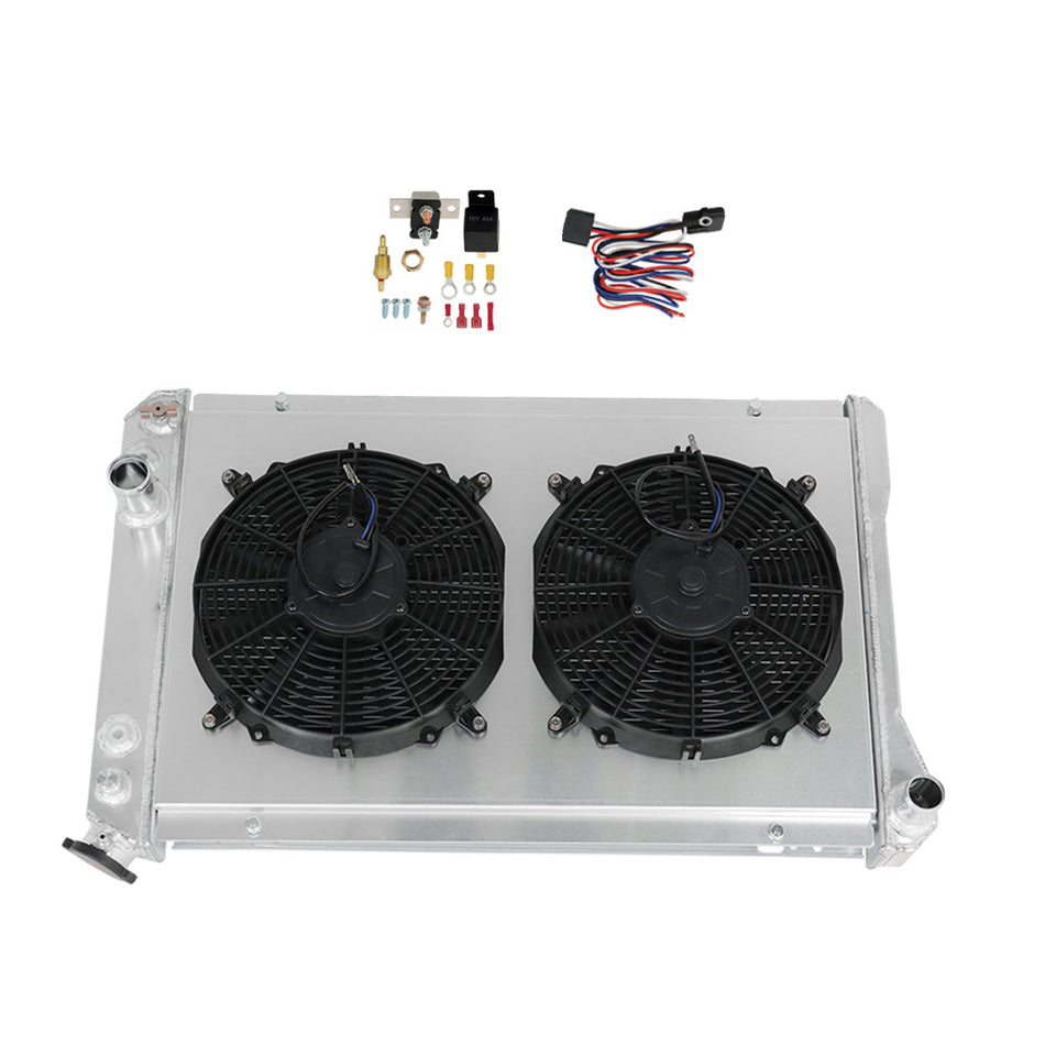 Labwork For 1982-1992 Chevy Camaro Firebird 5.0/5.7L Radiator Shroud Fan 3-Row