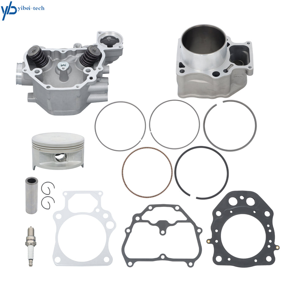 Cylinder Head + Piston + Rebuild Kit For Honda TRX500 2009-2024 12200-HP7-A01