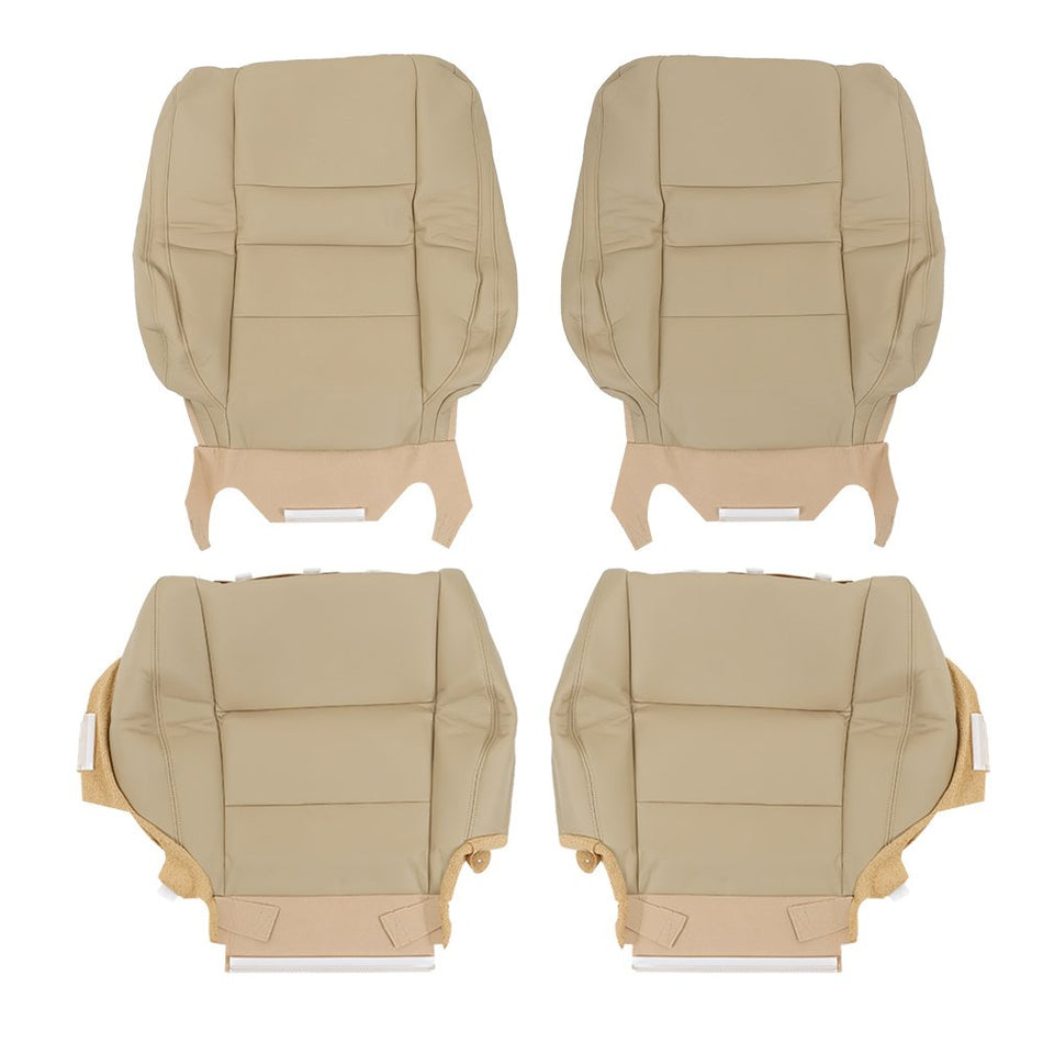 Labwork Front Left Right Seat Cover For Honda Accord 2008-2012 Bottom Top Tan