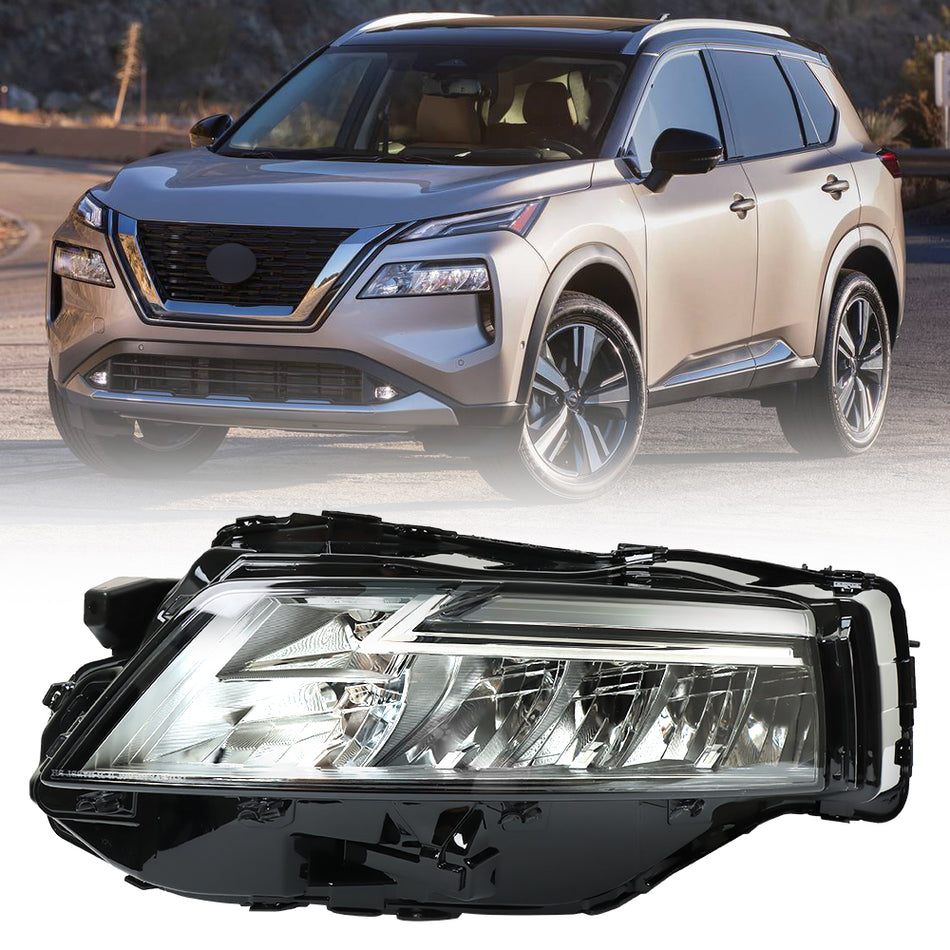 Labwork Left Headlight For 2021-2023 Nissan Rogue SL/SV LED Left Side Headlamp