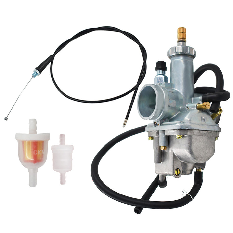 New Carburetor & Throttle Cable For Kawasaki Bayou 220 KLF220A 1993