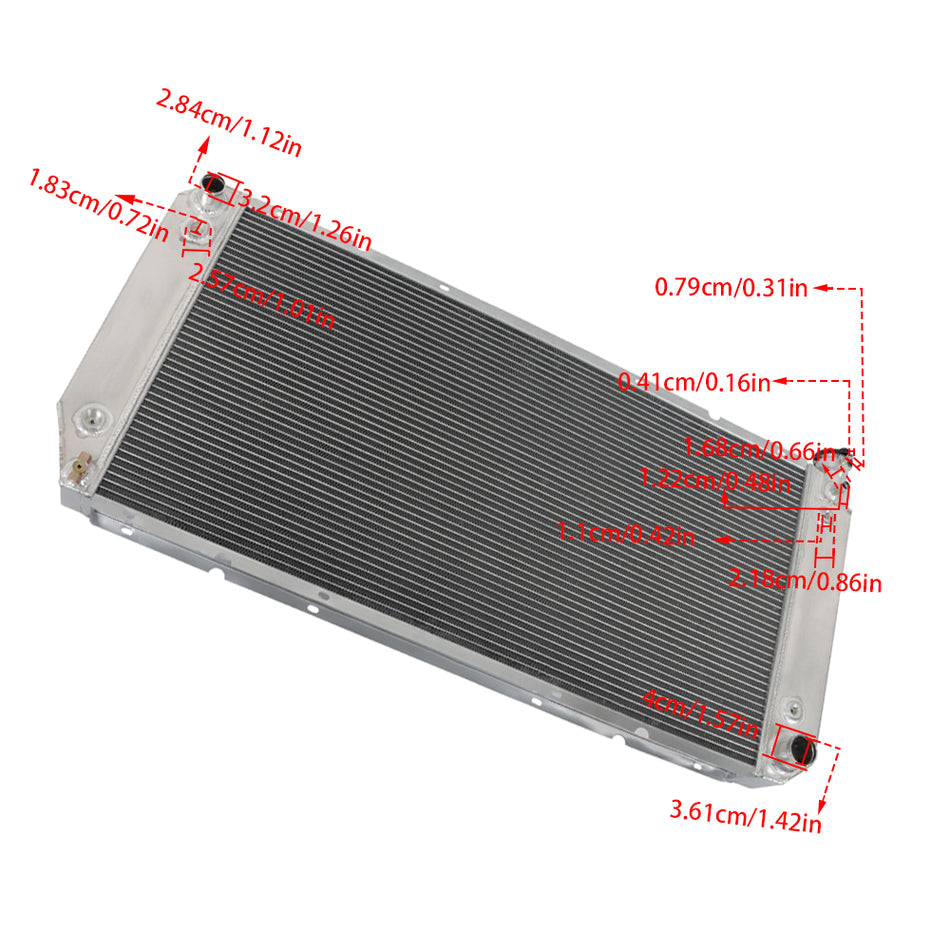 Labwork 4Row Radiator For Chevy GMC C/K 1500 2500 Tahoe Blazer Yukon 1988-1999
