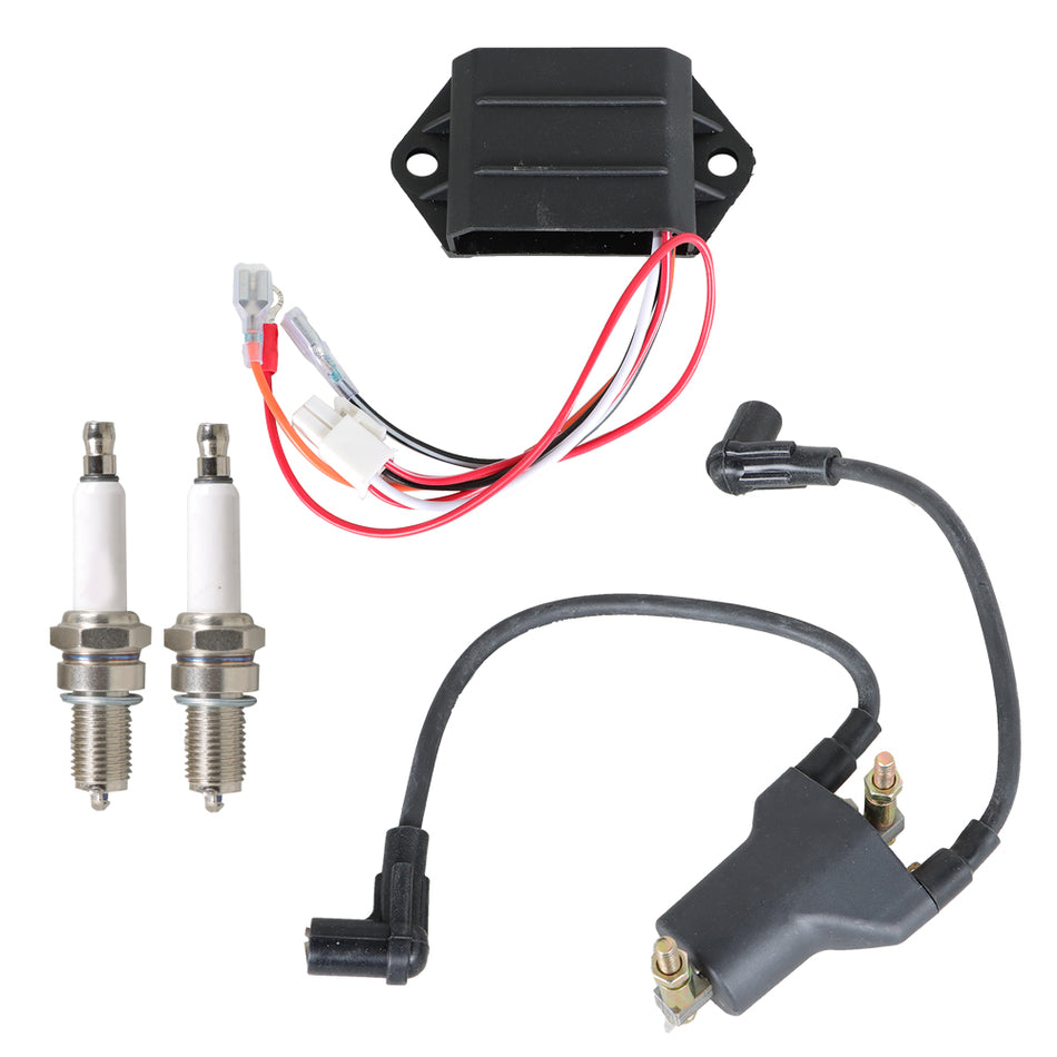 Ignition Coil CDI Ignitor AC Spark Plug For EZGO 4 Cycle Gas 1996-1998 Golf Cart