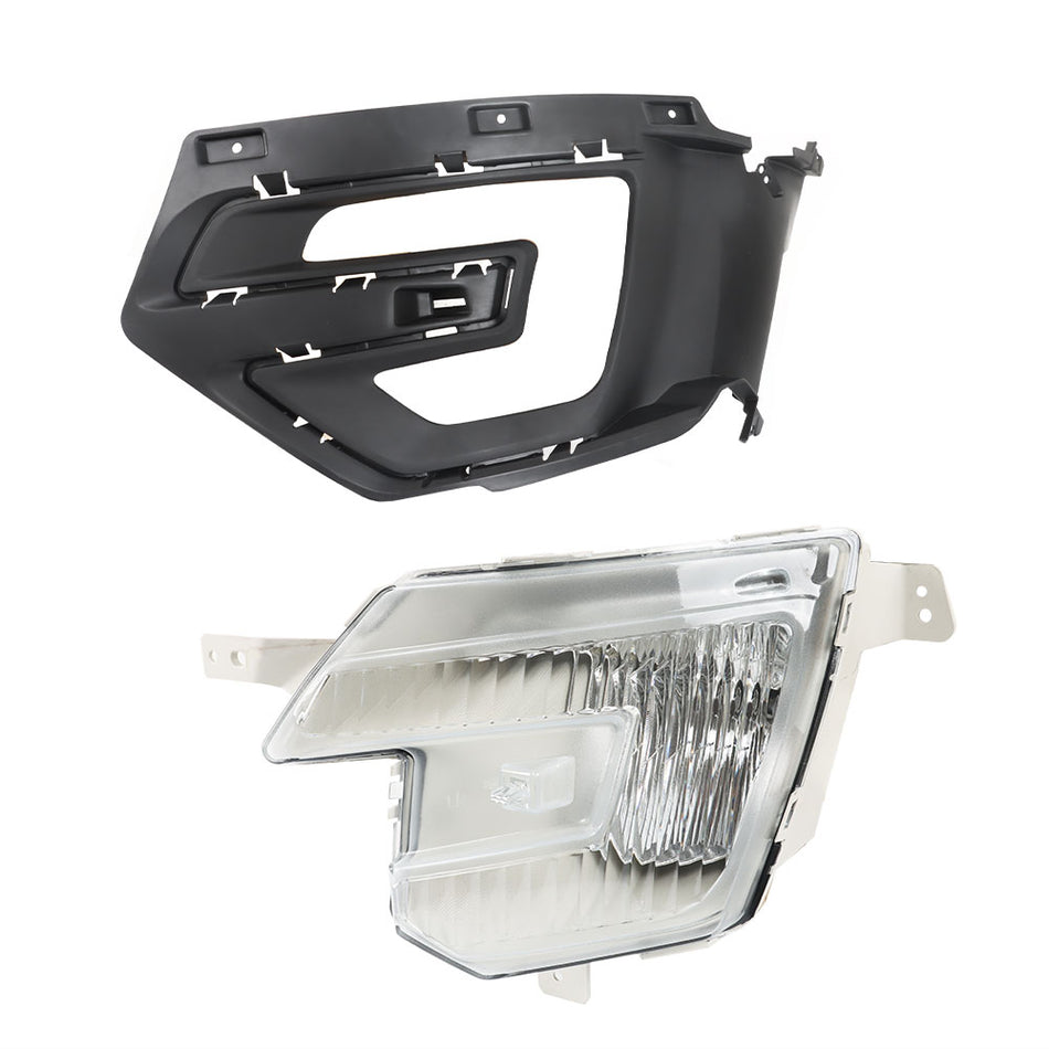 Labwork Left Side Driving Fog Light For Ford Explorer 2016-2017 Halogen W/Bezel