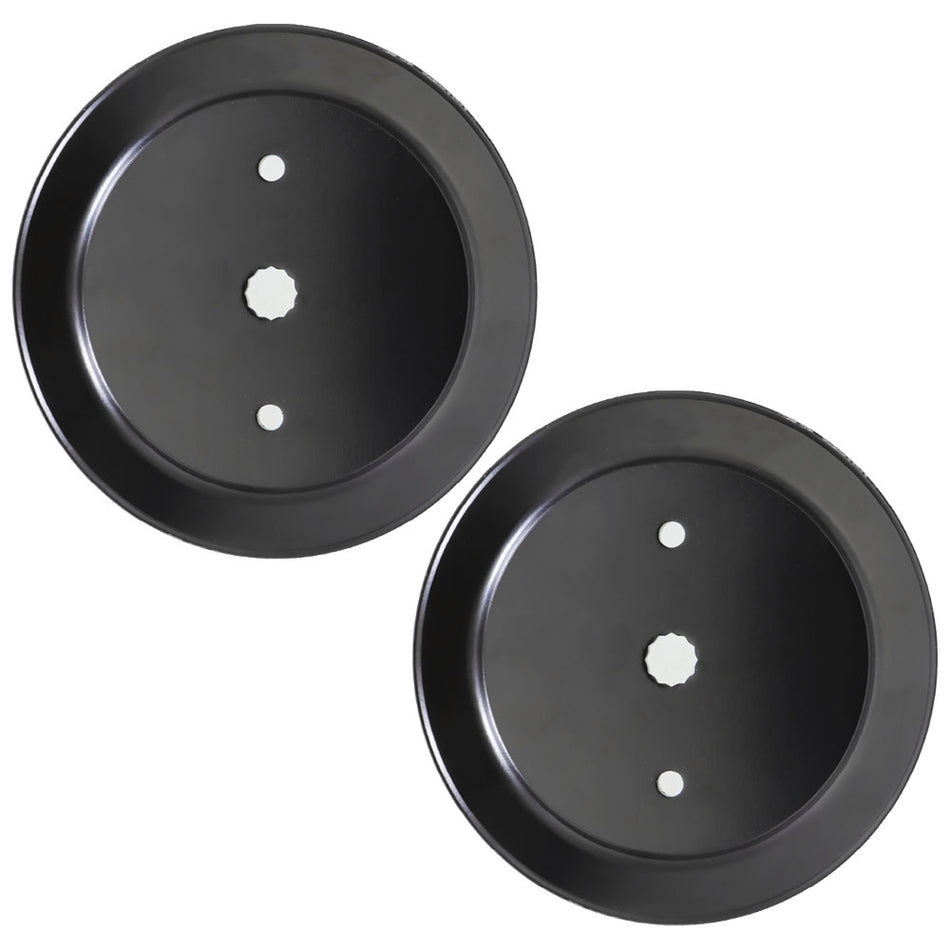 Labwork Spindle Pulleys Fit For Husqvarna 195945 197473 2 Pack 42" And 46" Decks