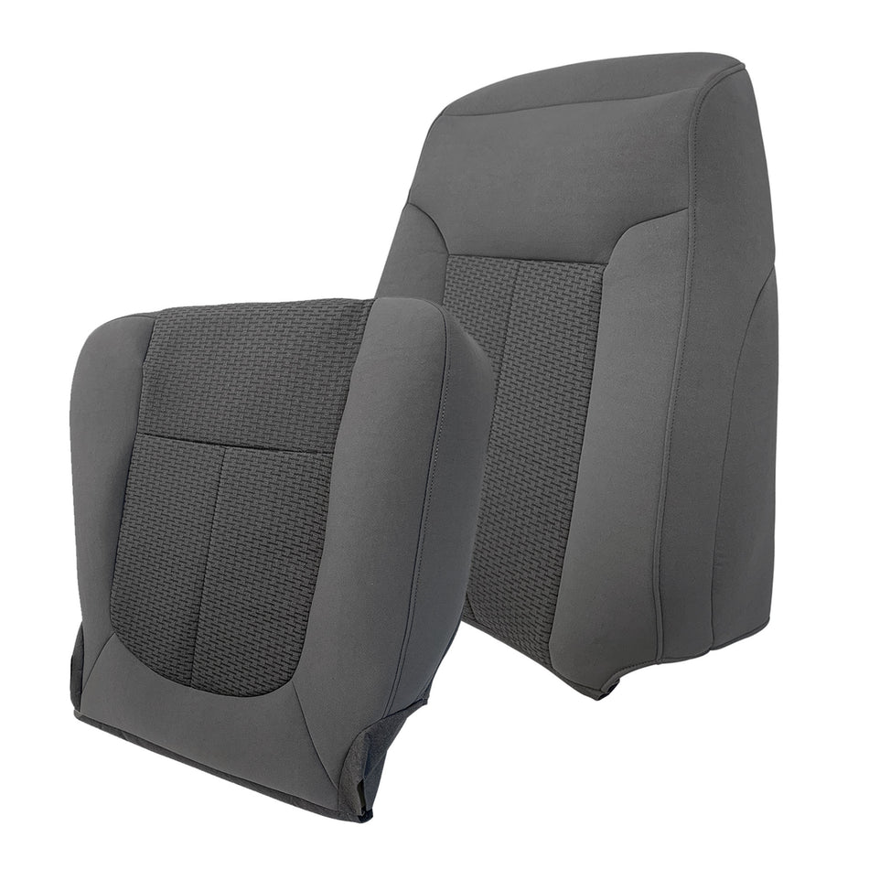 Labwork Seat Cover For 2011-2016 For Ford F250 F350 Front Left Top+Bottom Cloth