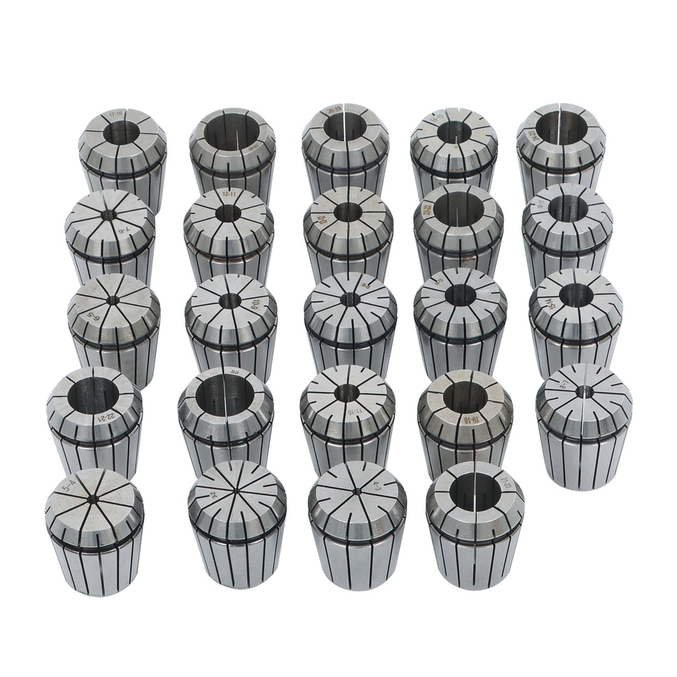 24Pack ER40 Spring Collets Common Size 3-26mm CNC Super Precision Milling