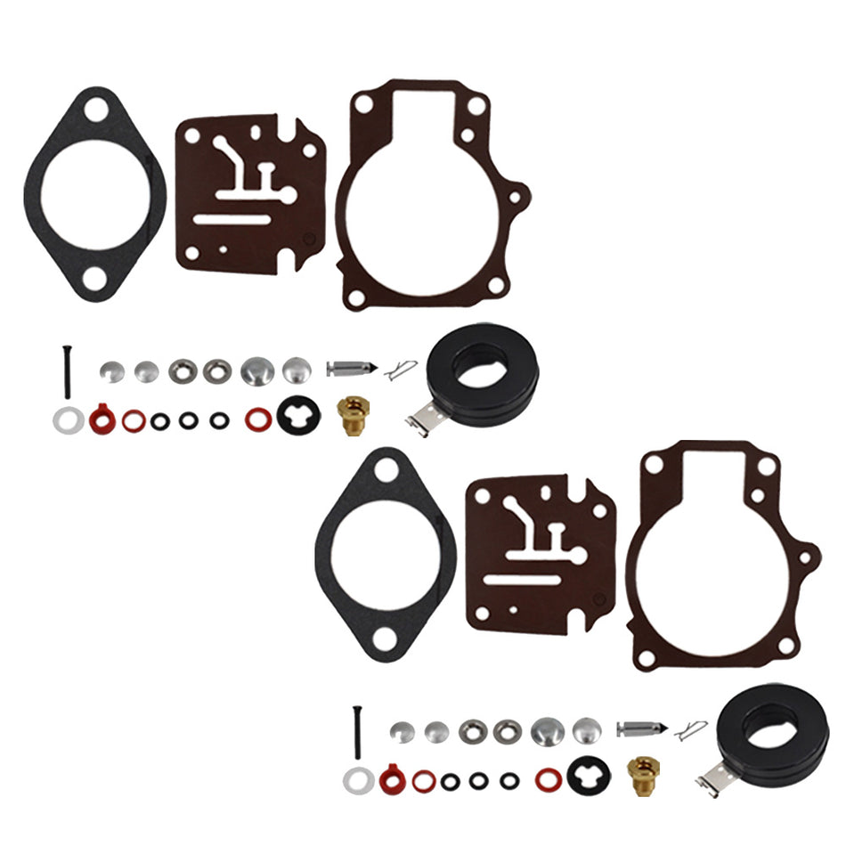 2x Carburetor Carb Rebuild Kit For BRP OMC Johnson Evinrude 396701 398729 392061